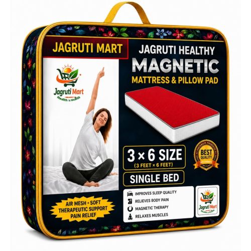 JAGRUTI HEALTHY MAGNETIC MATTRESS & PILLOW PAD - SINGLE BED